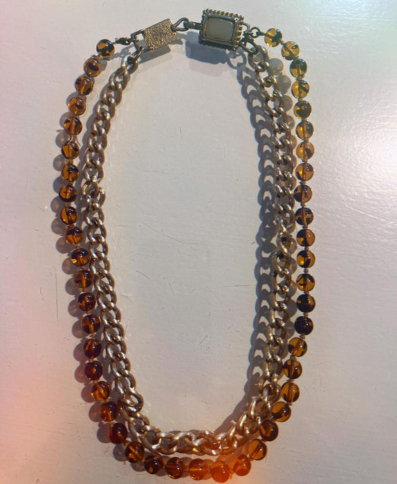 Chanel Vintage Perlen Collier Kette 1985